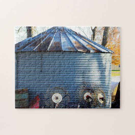 Herfst in Kansas. Legpuzzel (Horizontaal)