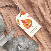 Herfst in Liefde | Autumn Leaves Wedding Favor Cadeaulabel
