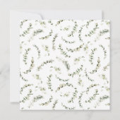 Herfst in liefde groen pompoen herfst Vrijgezellen Kaart (Achterkant)