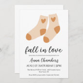 herfst in liefde herfst bruidsdouche uitnodigingen (Voorkant / Achterkant)