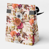 Herfst in liefde herfst krans boog roze Vrijgezell Bedankdoosjes (Achterkant)