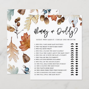 Herfst in liefde herfst mama of papa Baby shower