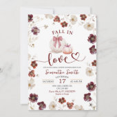 Herfst in Liefde Herfst Wildflower Vrijgezellenfee Kaart (Voorkant)