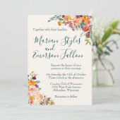 Herfst in Liefde Kaart (Staand voorkant)