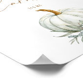 Herfst in liefde laat je Kaarten achter Poster (Hoek)