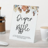 Herfst in Liefde Luier Raffle Herfstgebladerte Reclamebord Met Voetstuk (Insitu)