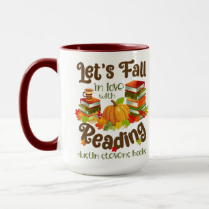 Herfst in liefde met lezen Dustin Stevens boeken Mok