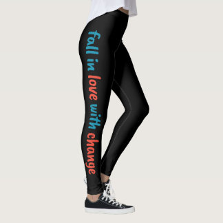 "Herfst in liefde met verandering" Leggings
