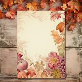 Herfst in liefde mooie herfst herfst bruiloft bedankkaart