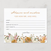 Herfst in Liefde Pompoen Advies en Wensen Kaarten (Voorkant)