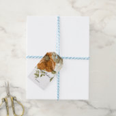 herfst in liefde pompoen bloemige baby shower Uitn Cadeaulabel (Met Touw)