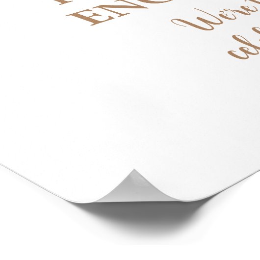 Herfst in liefde rustieke pompoen poster (Hoek)