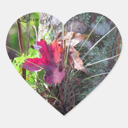 HERFST in Liefde! Sticker (Voorkant)