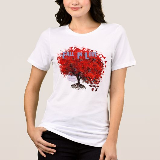 Herfst In Liefde T-shirt Wervelt Roots Puzzel Stuk (Voorkant)