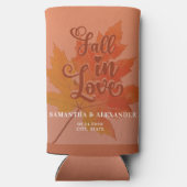 Herfst in Liefde Terracotta Maple Leaf Wedding Fav (Achterkant)