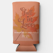 Herfst in Liefde Terracotta Maple Leaf Wedding Fav (Voorkant)