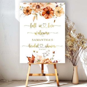 Herfst in Liefde Terracotta Vrijgezellenfeest Welk Poster
