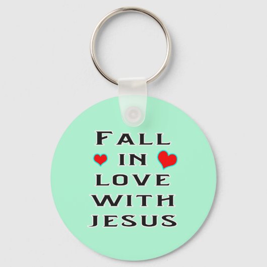 Herfst in liefde voor Jezus Sleutelhanger (Voorkant)