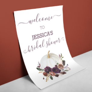 Herfst in Liefde Vrijgezellenfeest Pompoen Poster