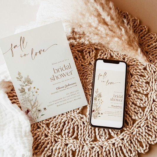 Herfst in Liefde Vrijgezellenfeest Uitnodigen, Wil Kaart