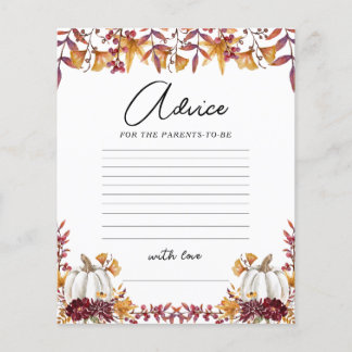 Herfst in liefde wit pompoen Baby shower advies sp