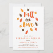 Herfst in liefdesherfst leest repesal kaart (Voorkant)