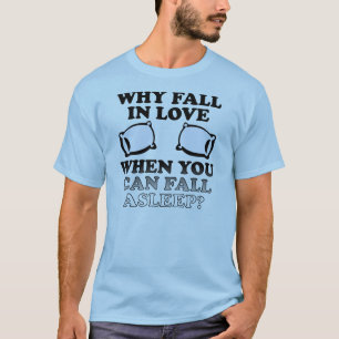 Herfst in Love Aslapen Funny T-Shirt