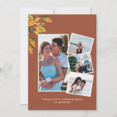 Herfst in Love Autumn Foliage Elegant Verloving Kaart