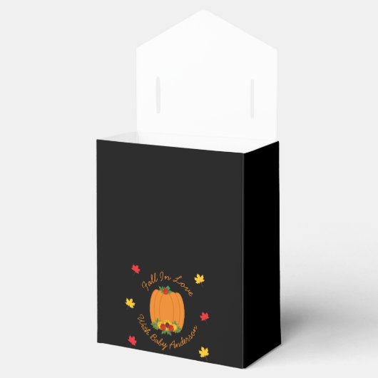 Herfst in Love Baby shower Bedankdoosjes (Geopend)