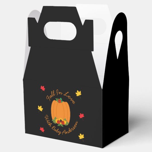 Herfst in Love Baby shower Bedankdoosjes (Geopend)