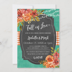 Herfst in Love Bridal Shower Uitnodiging