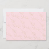 Herfst in Love Chic Autumn Pumpkin Vrijgezellenfee Kaart (Achterkant)