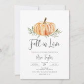 Herfst in Love Pumpkin Greenery Kaart (Voorkant)