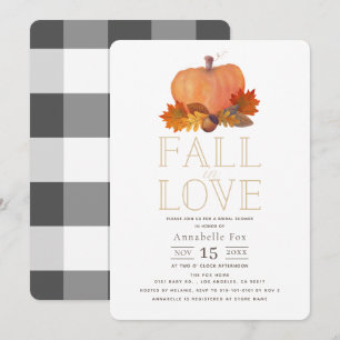 Herfst in Love Pumpkin Vrijgezellenfeest Kaart