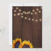 Herfst in Love rustiek pompoen bloemenvrijgezellen Kaart (Achterkant)