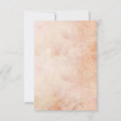 Herfst in Love Wedding Reception Enclosure Kaart (Achterkant)