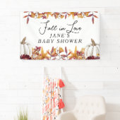 Herfst in Love White Pumpkin Welcome Sign Spandoek (Insitu)