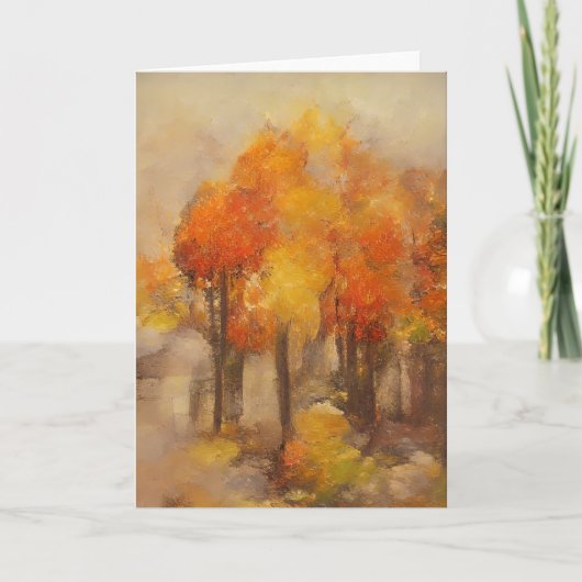 Herfst in mijn huis kaart (Voorkant)