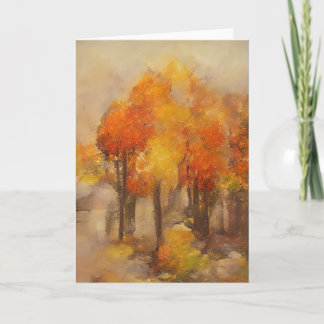 Herfst in mijn huis kaart