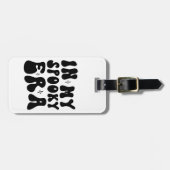 Herfst In Mijn Spooky Era Retro Halloween Bagagelabel (Voorkant horizontaal)