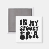 Herfst In Mijn Spooky Era Retro Halloween Magneet (Voorkant / Achterkant)