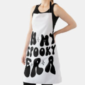 Herfst In Mijn Spooky Era Retro Halloween Schort (Insitu)