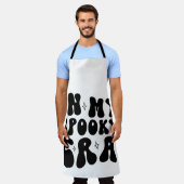 Herfst In Mijn Spooky Era Retro Halloween Schort (Gedragen)