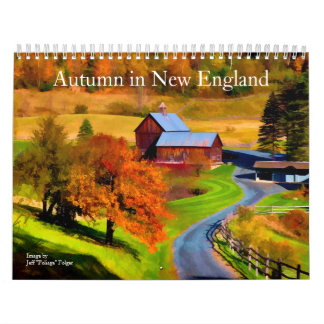 Herfst in New England Kalender