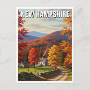 Herfst in New Hampshire Reizen Briefkaart
