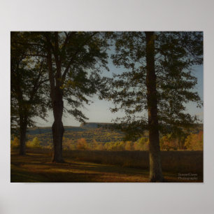 Herfst in New Paltz NY Poster