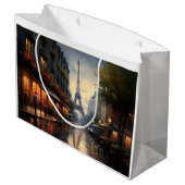  herfst in Parijs Frankrijk Groot Cadeauzakje (Achterkant Gekanteld)