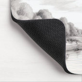 Herfst in Parijs Frankrijk Muismat (Hoek)