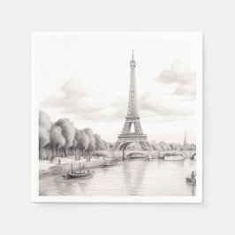  herfst in Parijs Frankrijk Servet