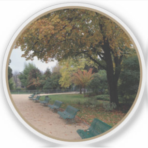 Herfst in Parijs - v2 Sticker